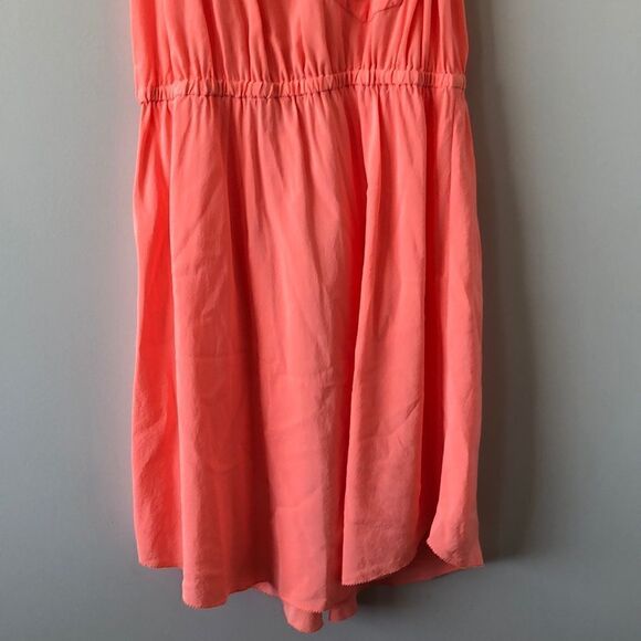 WILFRED Free Neon Orange Slip Mini Dress - Picture 5 of 7